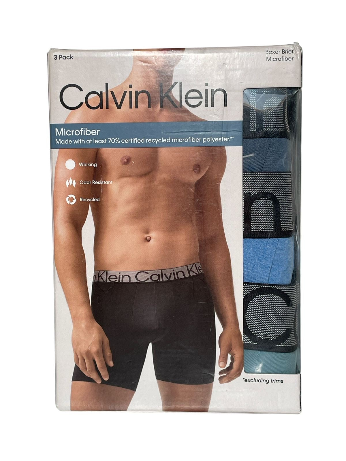 Set de Boxers Calvin Klein para Hombre – Microfibra Premium (3 Piezas)